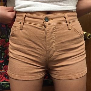 Camel Color Joe’s Jean shorts